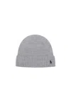 Polo Ralph Lauren Polo Pony-motif Beanie Hat In Gray