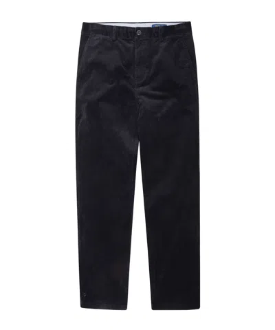 Ralph Lauren Polo Pony-motif Corduroy Trousers In Black