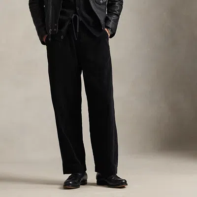 Ralph Lauren Polo Prepster Corduroy Easy Pant In Black