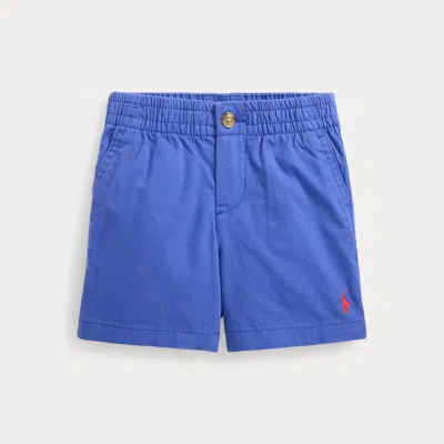 Ralph Lauren Babies'  Polo Prepster Flex Abrasion Twill Short In Blue