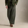 Ralph Lauren Polo Prepster Linen-cotton Easy Pant In New Olive