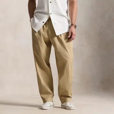 Ralph Lauren Polo Prepster Twill Easy Pant In Coastal Beige In Neutral