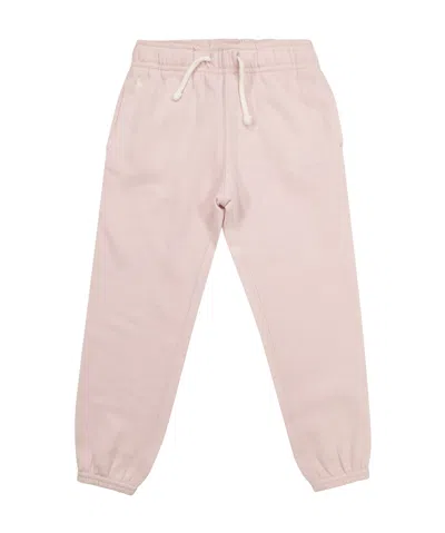 Ralph Lauren Kids' Signature Embroidered-logo Joggers In Pink