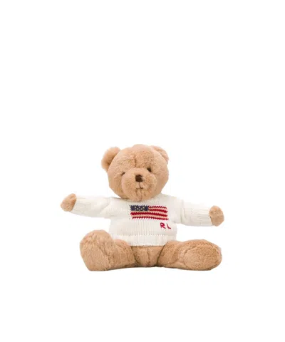Ralph Lauren Polo  Kids Rl Knitted Jumper Teddy Bear In Brown