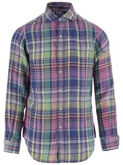 Ralph Lauren Polo  Plaid Check Long Sleeved Shirt In Multi