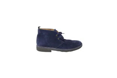 Polo Ralph Lauren Talan Chukka Boot In Blue Suede