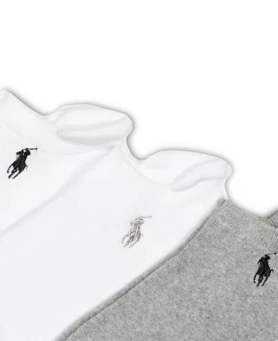 Ralph Lauren Polo  Women's 3-pk. Heel Tab Cushion Sport Socks 7470pk In Multi