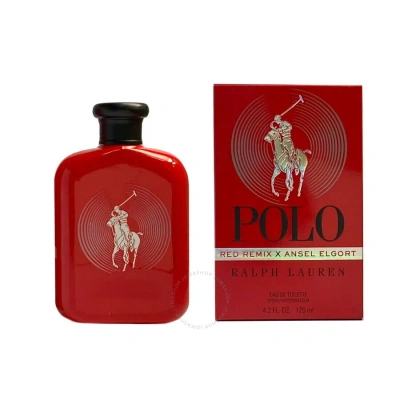 Ralph Lauren Polo Red Remix X Ansel Elgort /  Edt Spray 4.2 oz (125 Ml) (m) In White