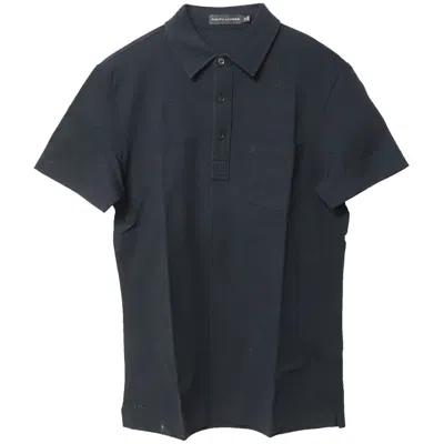 Polo Ralph Lauren Polo Shirt In Black Cotton