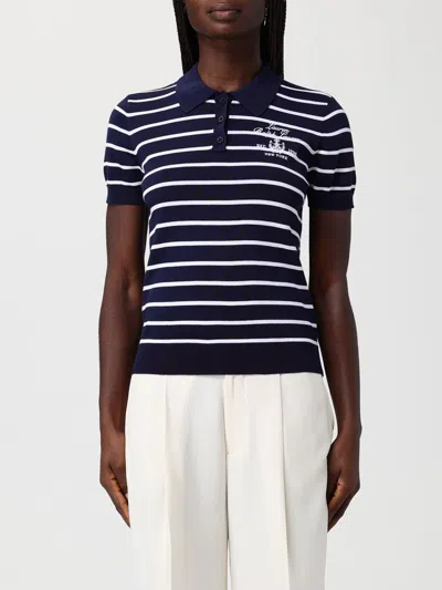 Ralph Lauren Classic Polo-style Short Sleeve Pullover In Navy In Blue