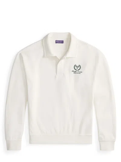 Ralph Lauren Long-sleeve Polo Shirt In White