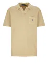 Ralph Lauren Beige Short Sleeves Logo Polo In Neutral