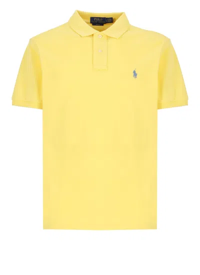 Ralph Lauren Polo Shirt With Pony In Yellow