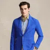 Polo Ralph Lauren Polo Soft Modern Linen Suit Jacket In Iris Blue