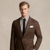 Ralph Lauren Polo Soft Tailored Linen Sport Coat In York Brown