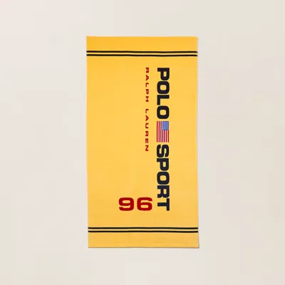 Polo Ralph Lauren Polo Sport Beach Towel In Yellow
