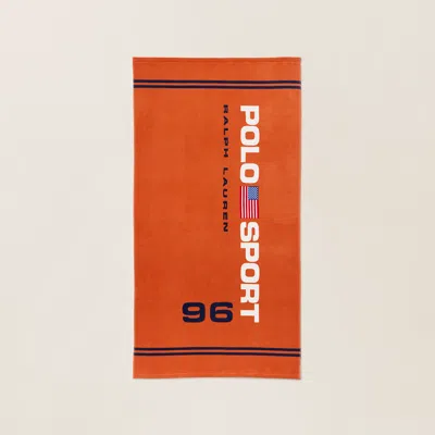 Polo Ralph Lauren Ralph Lauren Polo Sport Beach Towel In Orange