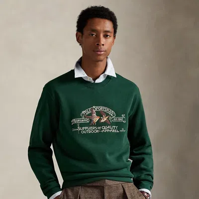 Ralph Lauren Polo Sportsman Fleece Sweatshirt In Green