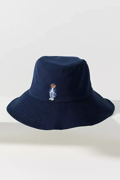 Ralph Lauren Polo Spring Bear Bucket Hat In Blue