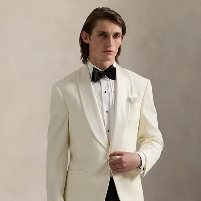 Ralph Lauren Polo Tailored Barathea Dinner Jacket In White