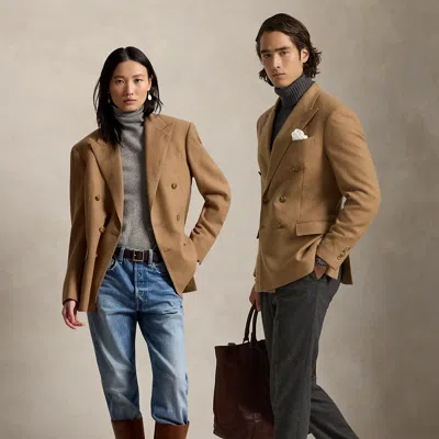 Polo Ralph Lauren Polo Tailored Camel-hair Sport Coat In Camel In Brown