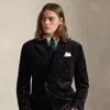 Ralph Lauren Polo Tailored Fit Corduroy Suit Jacket In Black