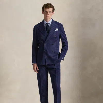 Ralph Lauren Polo Tailored Fit Pinstripe Suit In Multi
