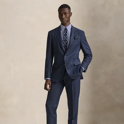Ralph Lauren Polo Tailored Fit Wool Pin Dot Suit In Blue