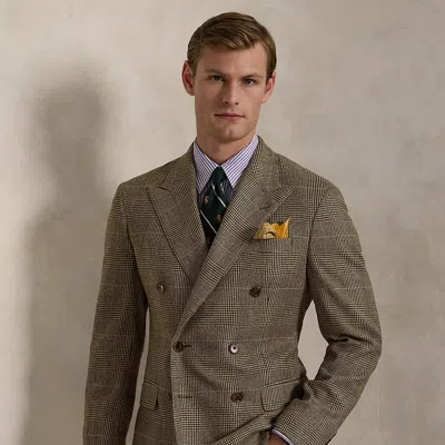 Ralph Lauren Polo Tailored Glen Plaid Suit Jacket In Multi