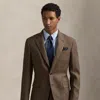 Ralph Lauren Polo Tailored Linen Dobby Suit Jacket In Mocha