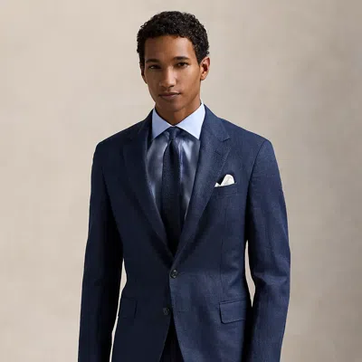 Ralph Lauren Polo Tailored Nailhead Suit Jacket In Bright Navy/navy