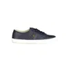 Polo Ralph Lauren Blue Polyester Sneaker In Blue