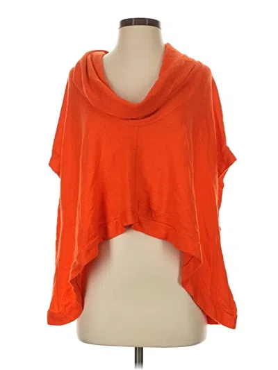 Pre-owned Ralph Lauren Poncho In Orange