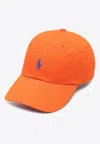 Ralph Lauren The Iconic Cotton Chino Ball Cap In Orange