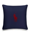 Polo Ralph Lauren Pony Cushion Cover In Navy