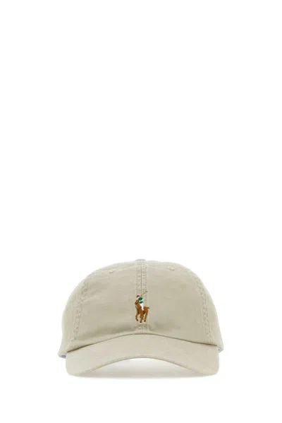 Ralph Lauren Pony Embroidered Baseball Cap In Khaki Tan