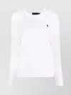 Ralph Lauren Pony-embroidered Crew Neck Jersey T-shirt In White