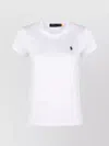 Ralph Lauren Pony-embroidered Crew Neck T-shirt In White