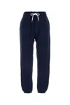 Polo Ralph Lauren Womens Cruise Navy Athletic Straight-leg Cotton-blend Jersey Jogging Bottoms In Cruise Navy