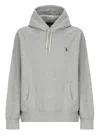 Ralph Lauren Pony Hoodie In Gray