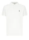 Ralph Lauren Cotton Polo Shirt With Short Sleeves And Collar In White