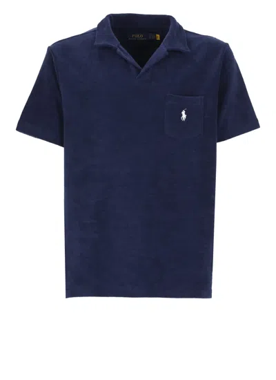 Ralph Lauren Pony Polo Shirt In Blue