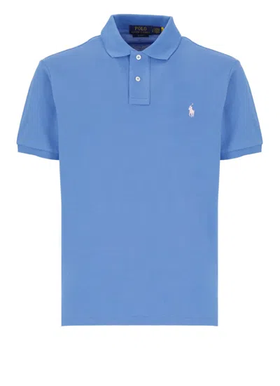 Ralph Lauren Pony Polo Shirt In Light Blue