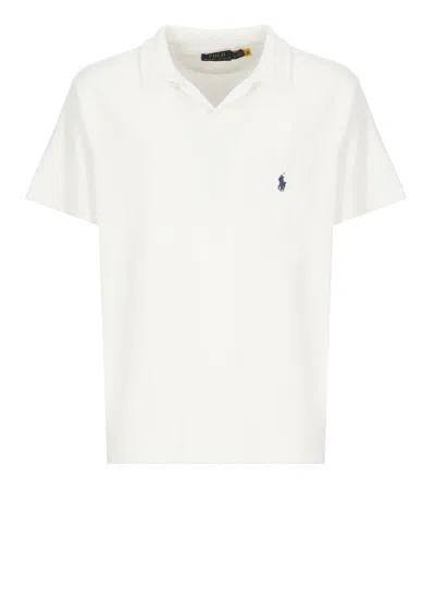 Ralph Lauren Pony Polo Shirt In White