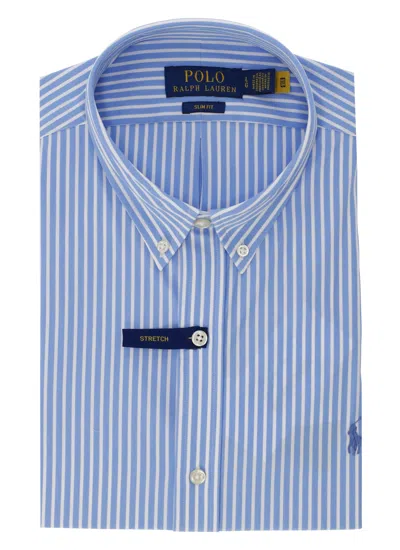 Ralph Lauren Pony Shirt In Blue