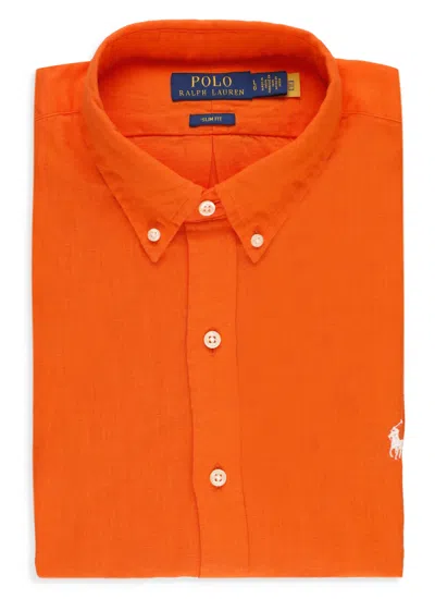 Ralph Lauren Pony Shirt In Orange