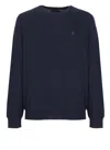 Ralph Lauren Pony Sweater In Blue