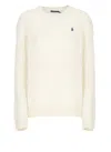 Ralph Lauren Pony Sweater In White