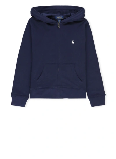 Ralph Lauren Kids' Pony Sweatshirt In Blue