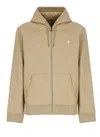 Ralph Lauren Drawstring Hood Long Sleeve Sweatshirt In Multi